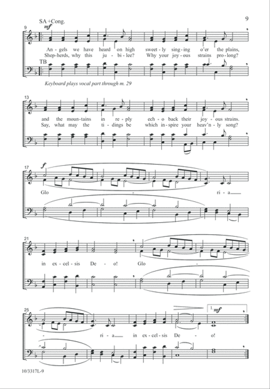 Hymns for Christmas 2 4-Part scores gallery preview page 10