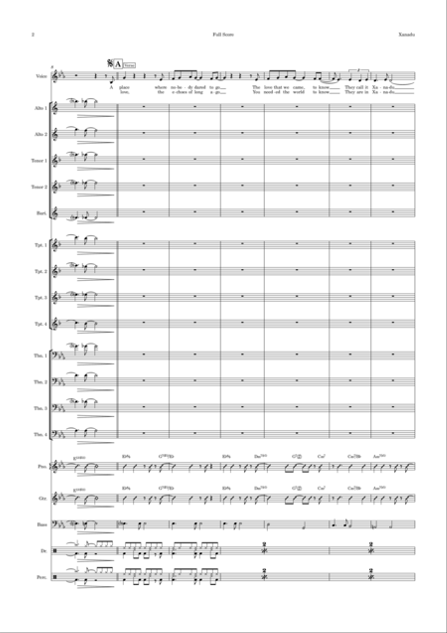 Xanadu Jazz Ensemble scores gallery preview page 2