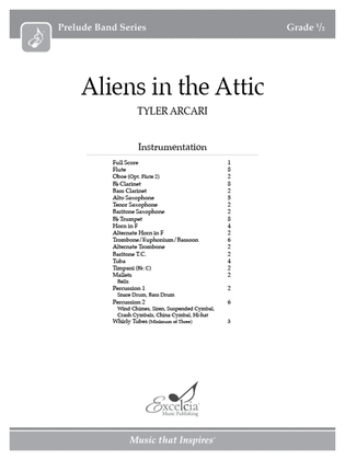 Book cover for Aliens in the Attic