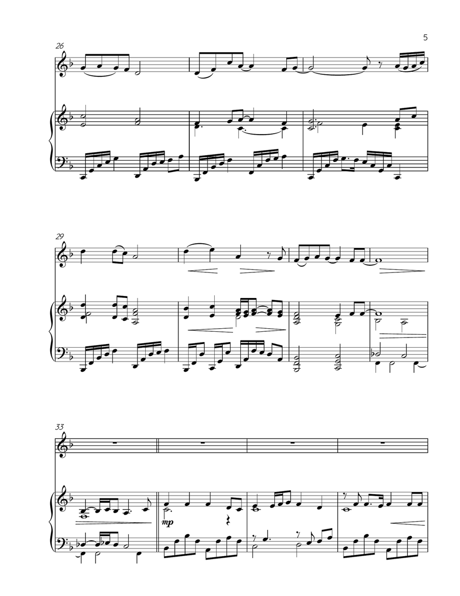 10,000 Reasons (bless The Lord) Trumpet Solo scores gallery preview page 5