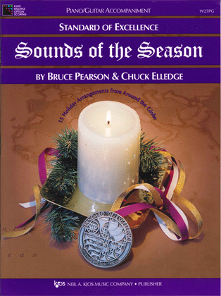 Book cover for Standard of Excellence: Sounds of the Season-Piano/Guitar Accompaniment