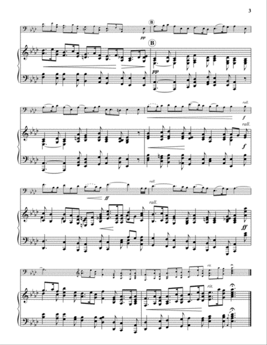 The Lads in Their Hundreds Euphonium scores gallery preview page 3