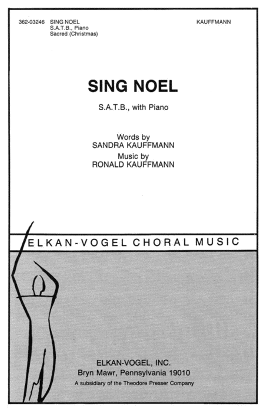 Sing Noel Sing Noel 4-Part scores gallery preview page 1