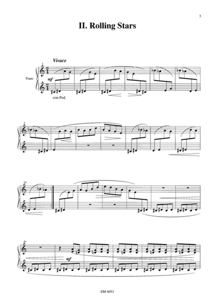 Celestial Harmonies (Petite Suite) for Piano Solo image number null