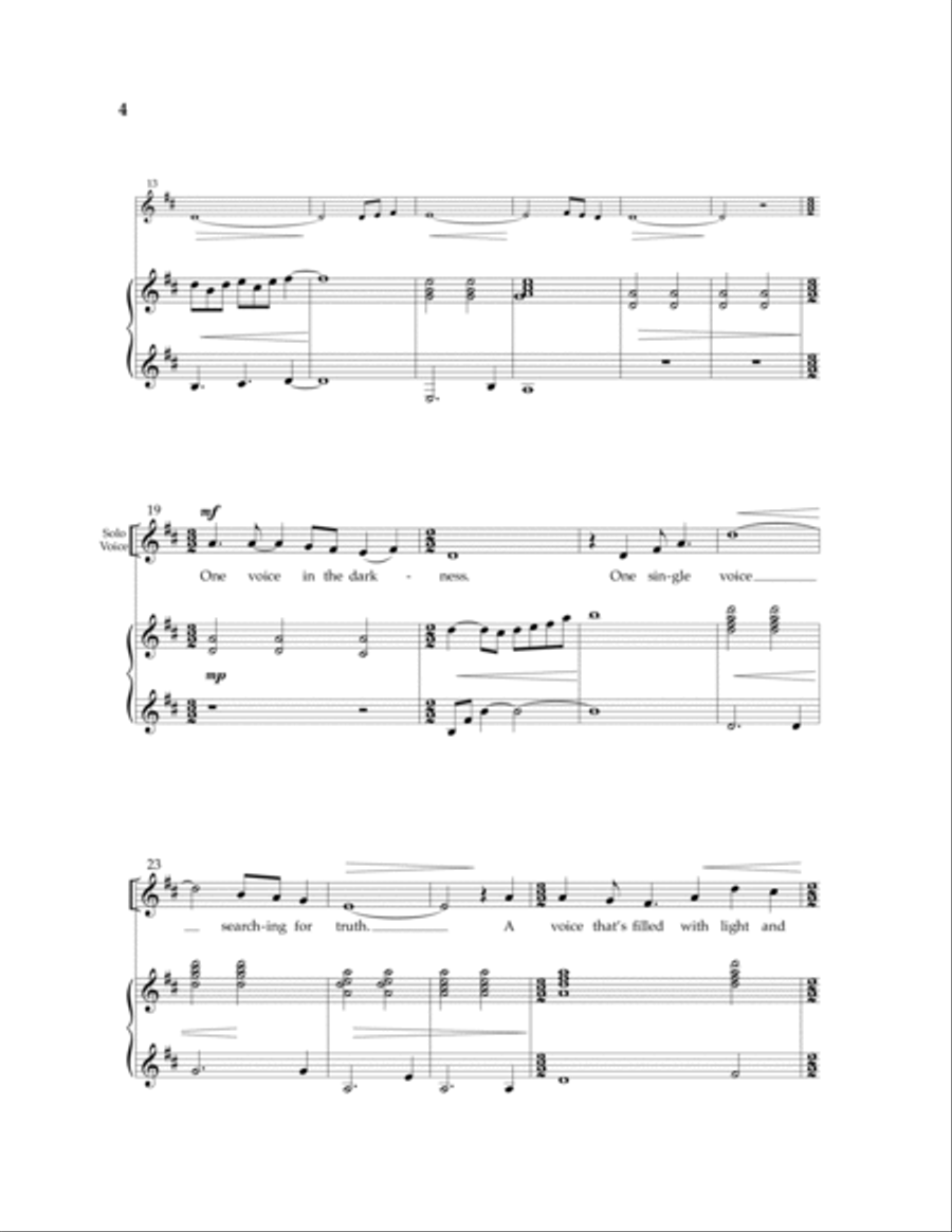 One Voice One Voice SSA scores gallery preview page 2