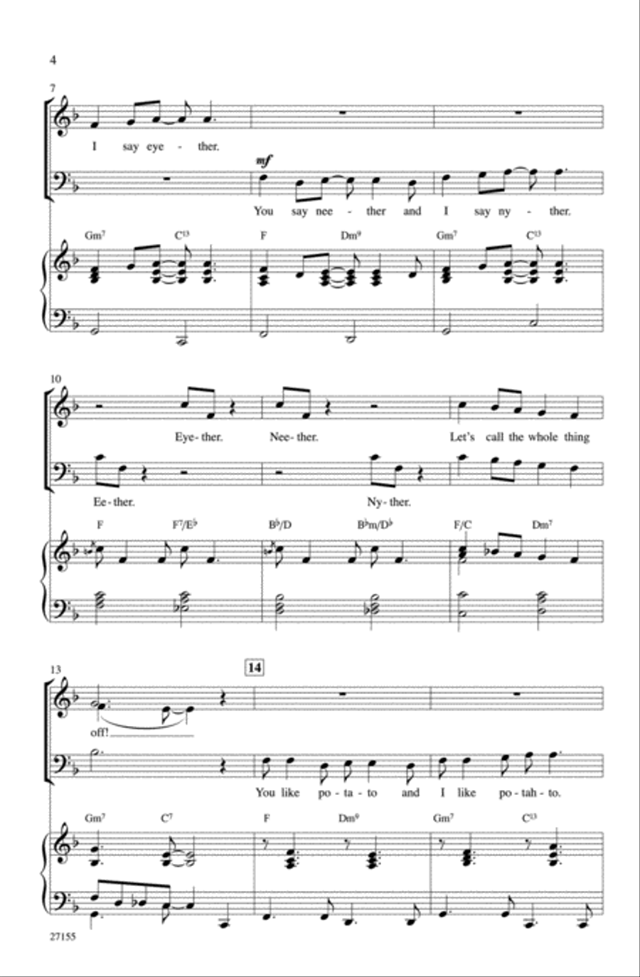 Let's Call the Whole Thing Off 3-Part scores gallery preview page 3
