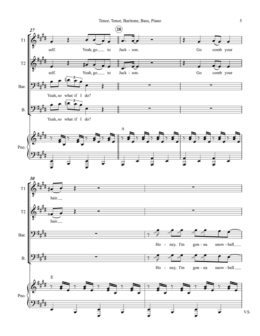 Jackson Jackson TTBB scores gallery preview page 5