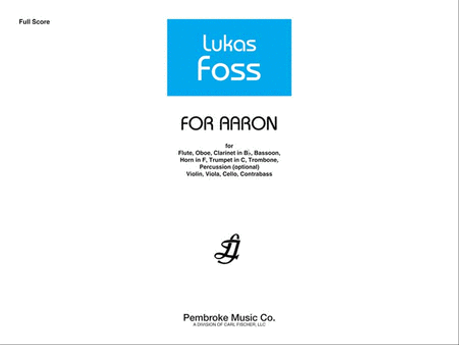 For Aaron Bassoon scores gallery preview page 1