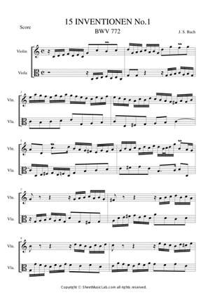 Invention No.1 BWV 772