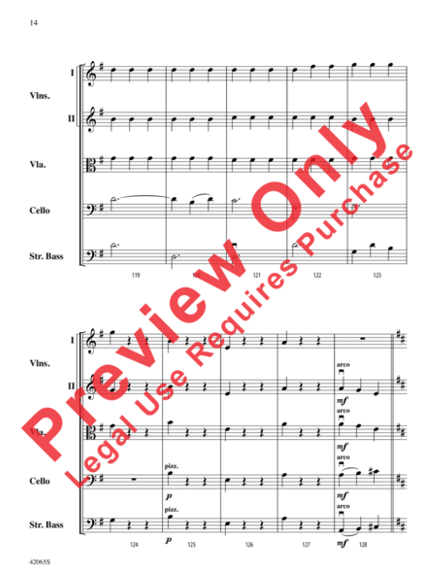 Les Patineurs String Orchestra scores gallery preview page 15
