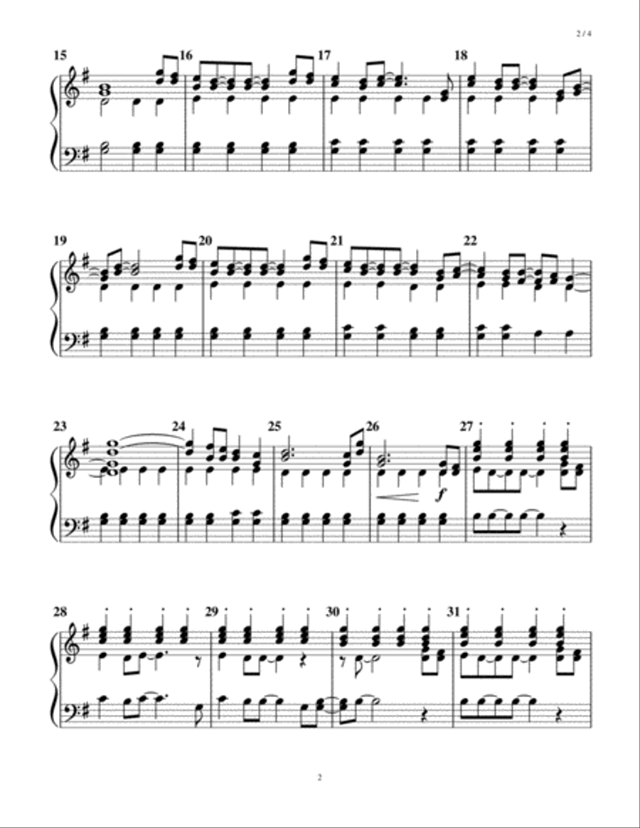 Fields Of Gold Handbell Choir scores gallery preview page 2