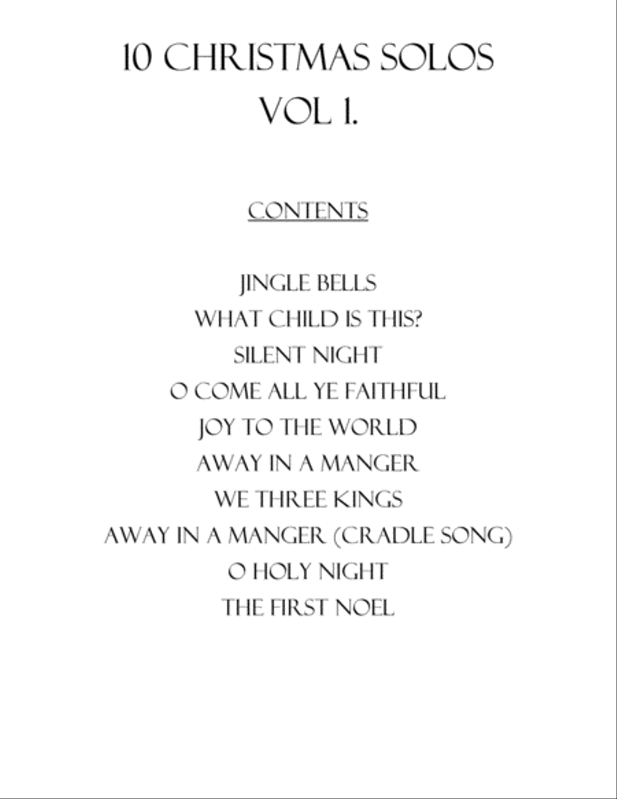 10 Christmas Solos for Cello (with piano accompaniment) vol. 1 10 Christmas Solos for Cello (with piano accompaniment) vol. 1 Piano scores gallery preview page 2