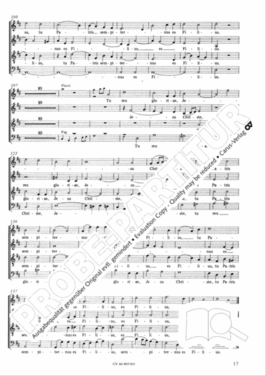 Te Deum 4-Part scores gallery preview page 18