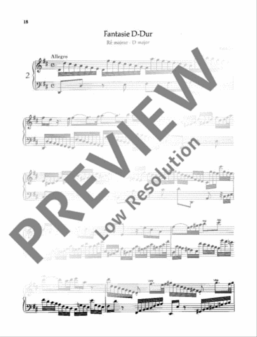 Fantasien Fantasien Piano Solo scores gallery preview page 19