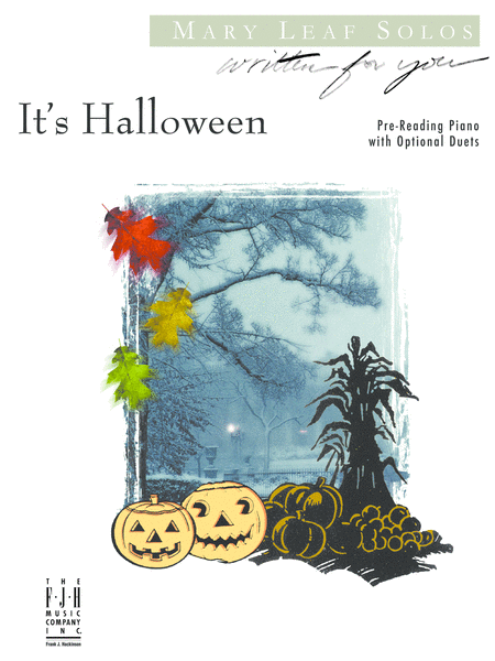 It's Halloween by Mary Leaf Easy Piano - Digital Sheet Music