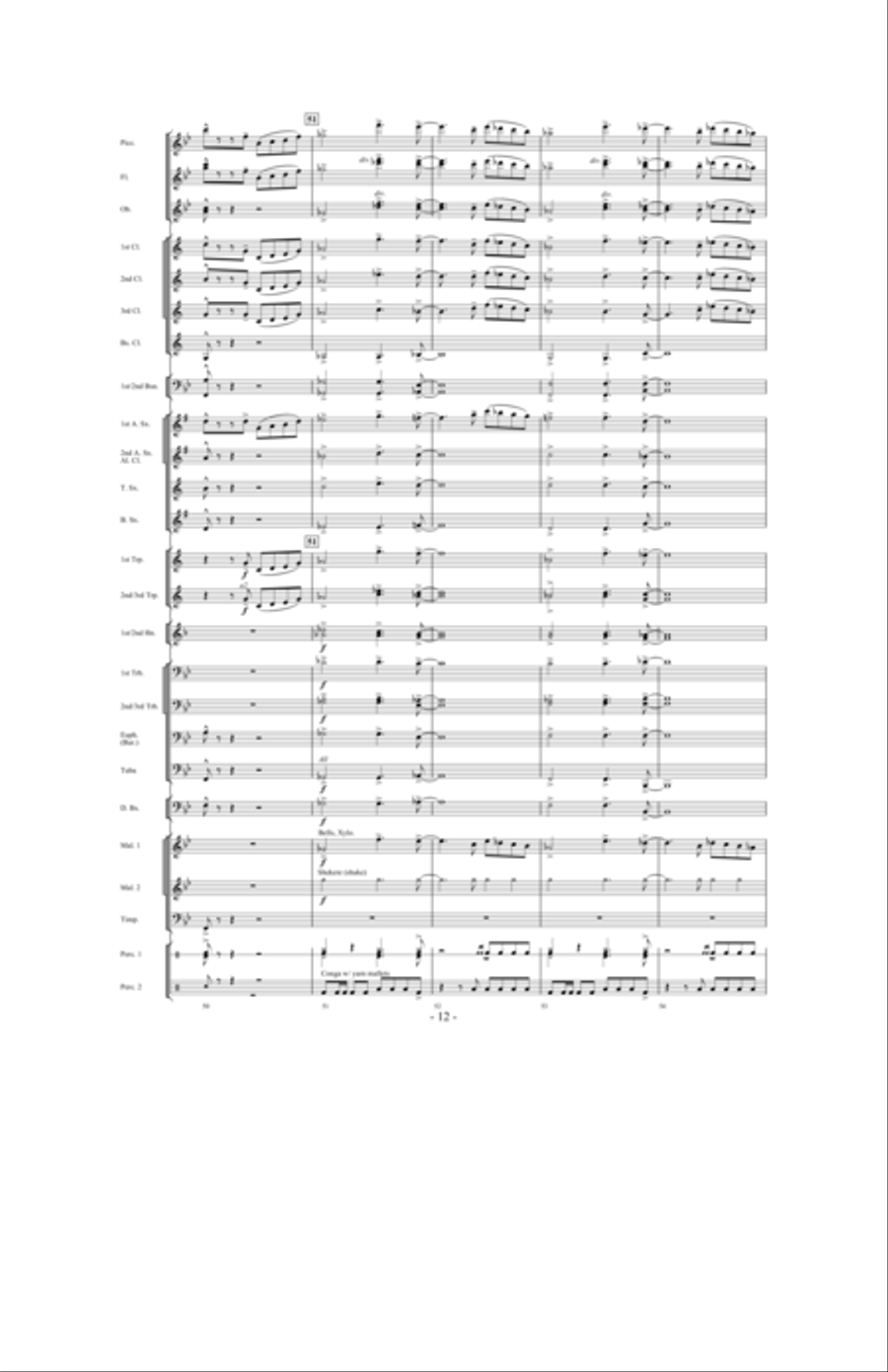 Nightflight Concert Band scores gallery preview page 11