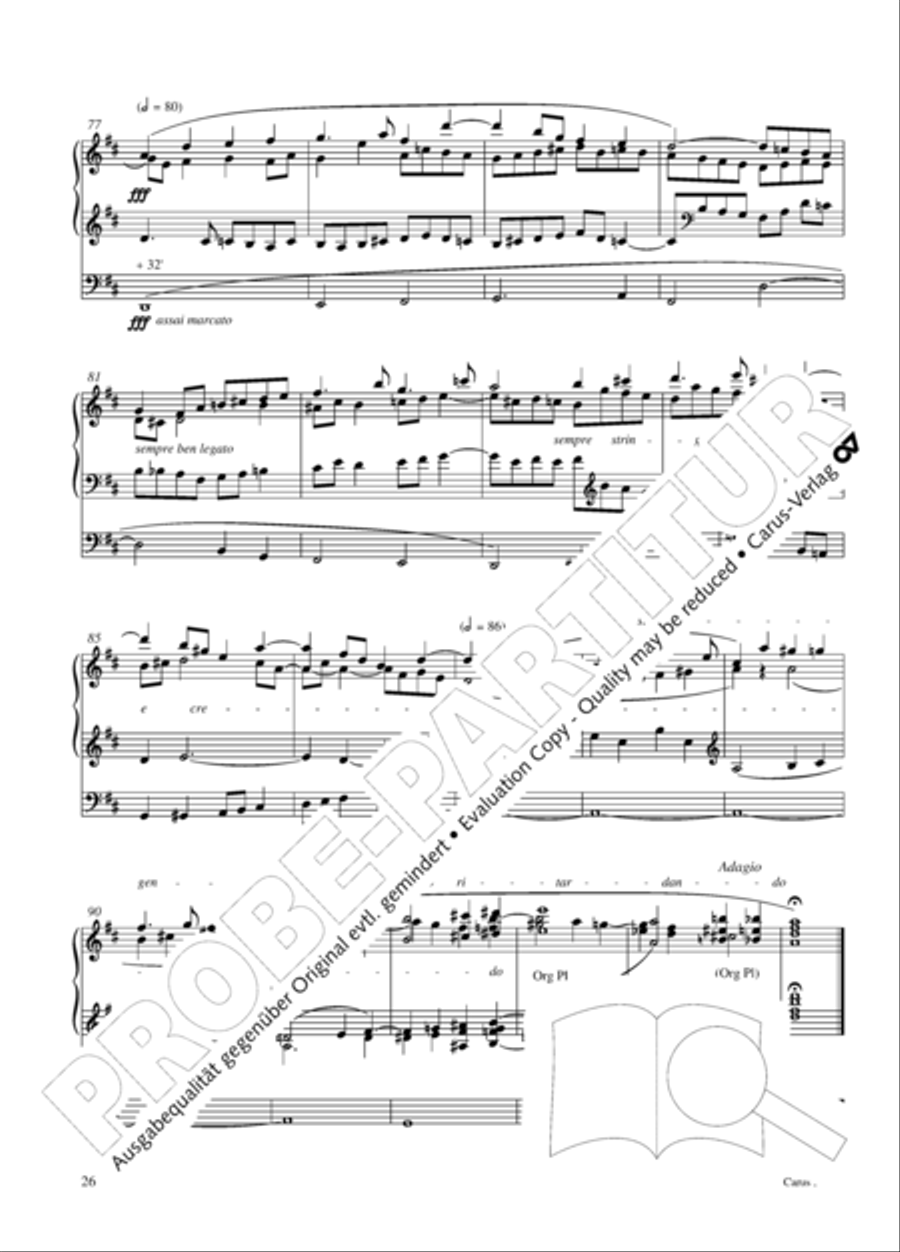 12 Stucke, Op. 59 Heft 1 Organ Solo scores gallery preview page 27