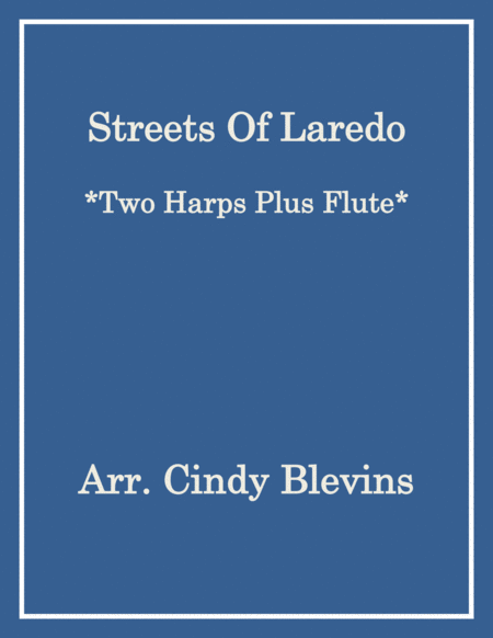 Streets of Laredo, for Two Harps Plus Flute, Harp, Flute image number null