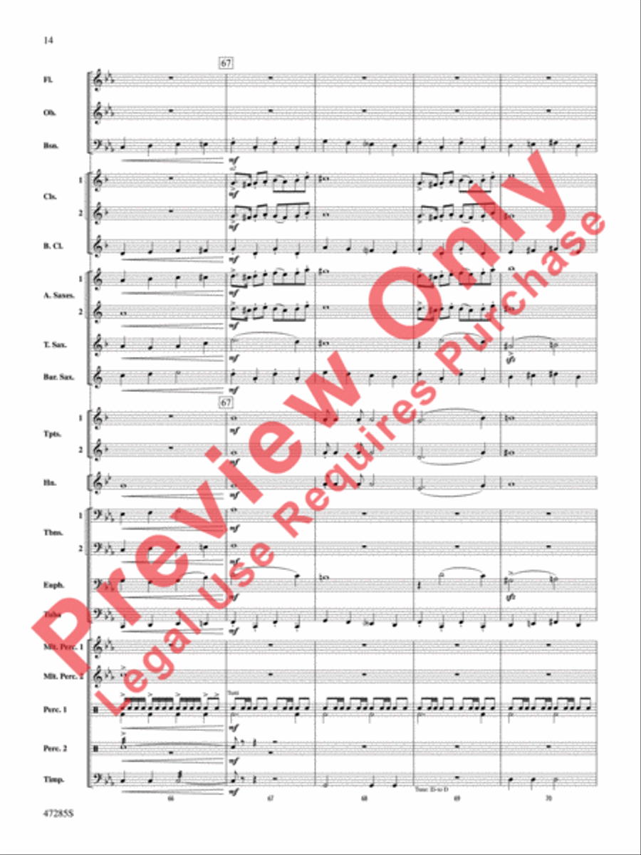 Extraordinary Machines of Clockwork and Steam Concert Band scores gallery preview page 15