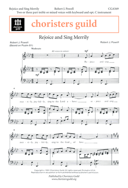 Rejoice and Sing Merrily