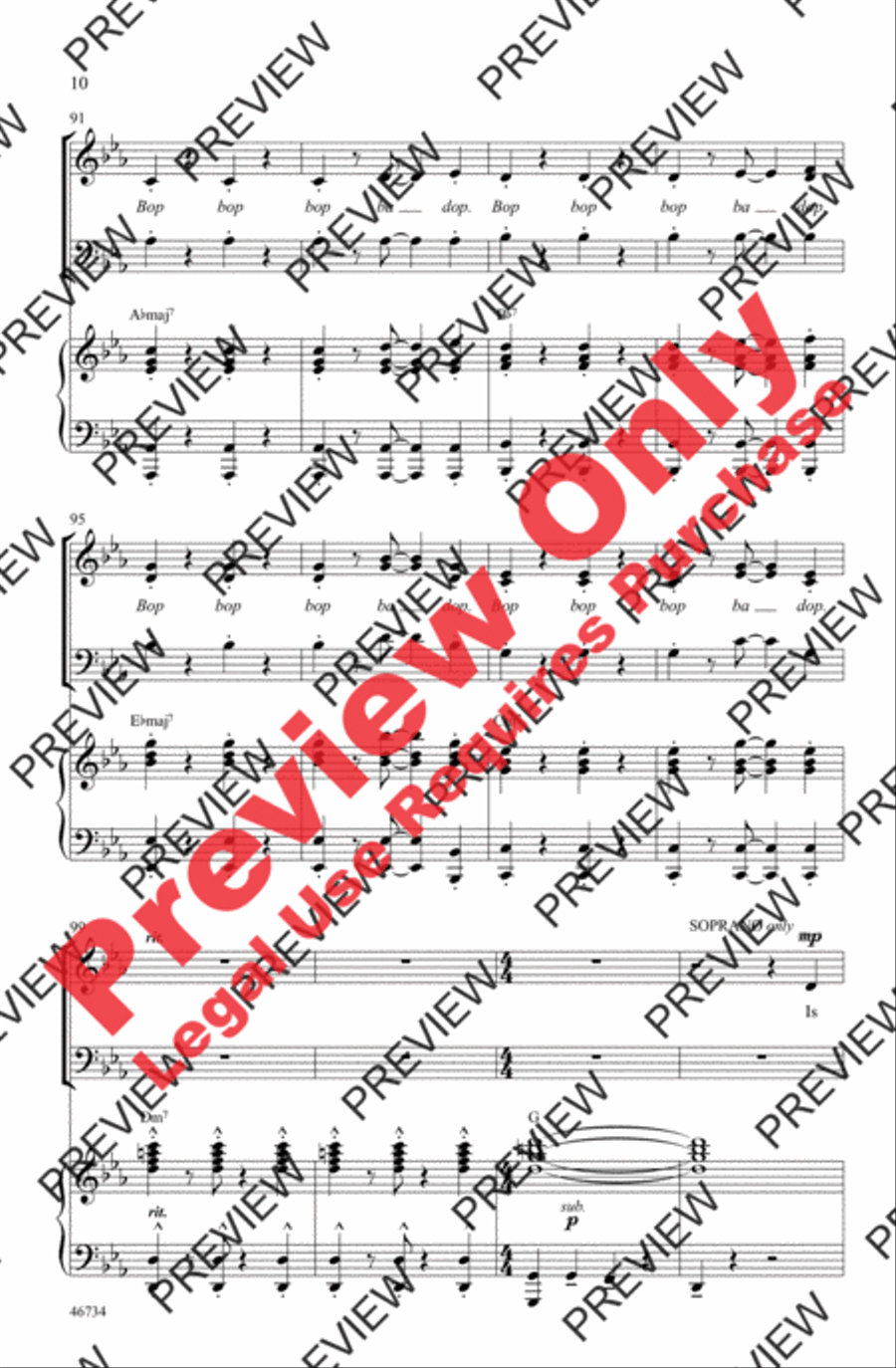Someone in the Crowd 3-Part scores gallery preview page 10