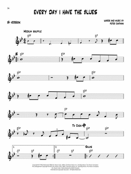 Basic Blues by Various C Instrument - Sheet Music