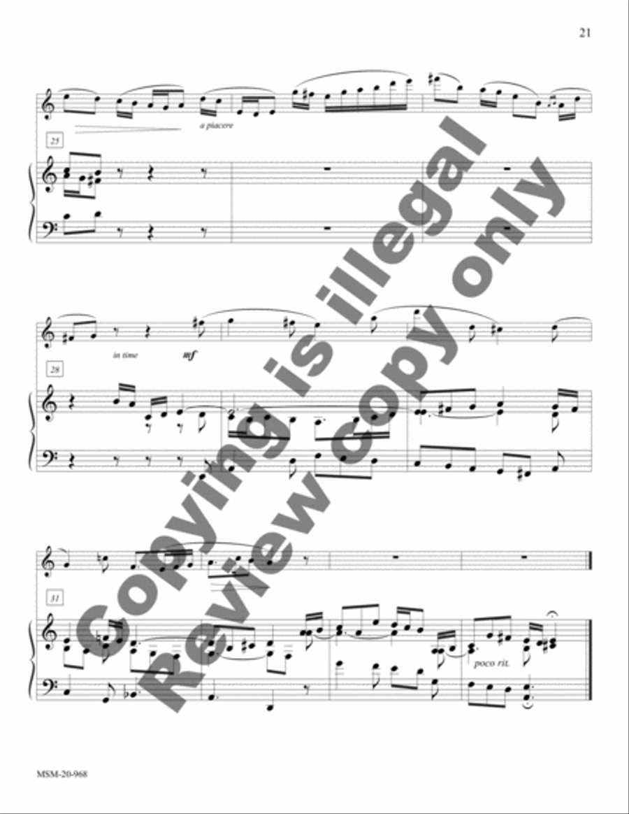 Suite in Classical Style Flute scores gallery preview page 9