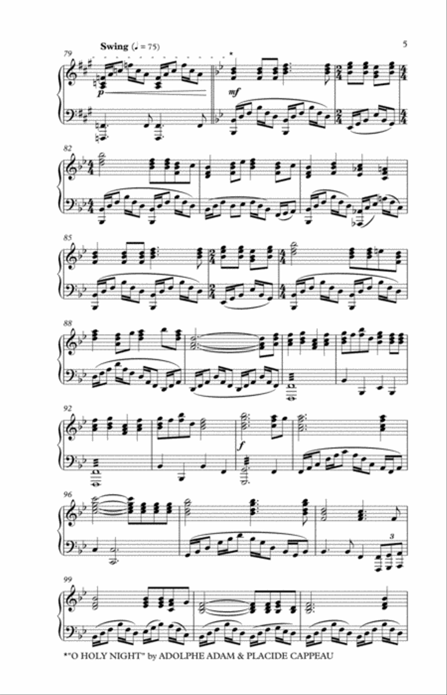 Make Way for the King (Full Cantata) 4-Part scores gallery preview page 6