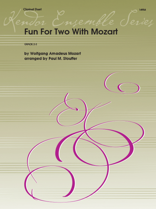 Book cover for Fun For Two With Mozart