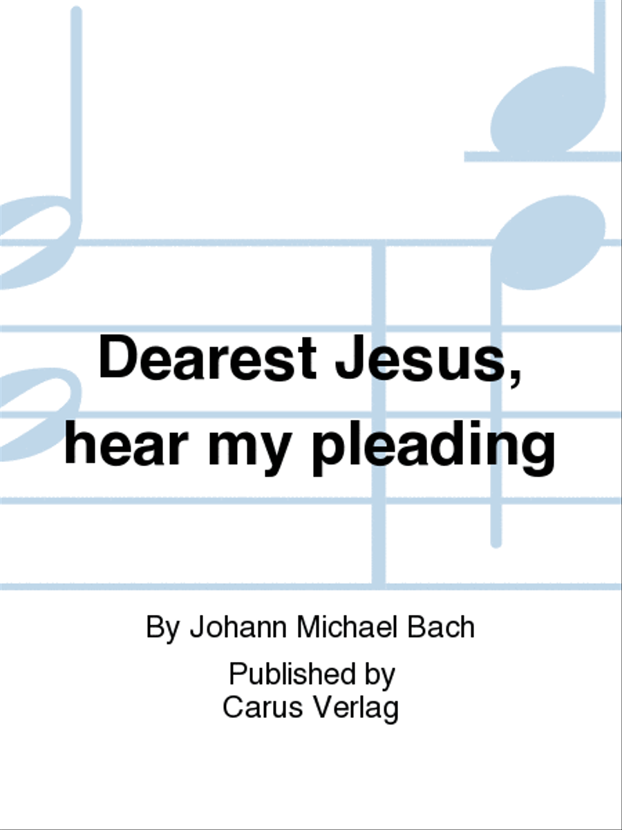 Dearest Jesus, hear my pleading (Liebster Jesu, hor mein Flehen) Viola scores gallery preview page 1