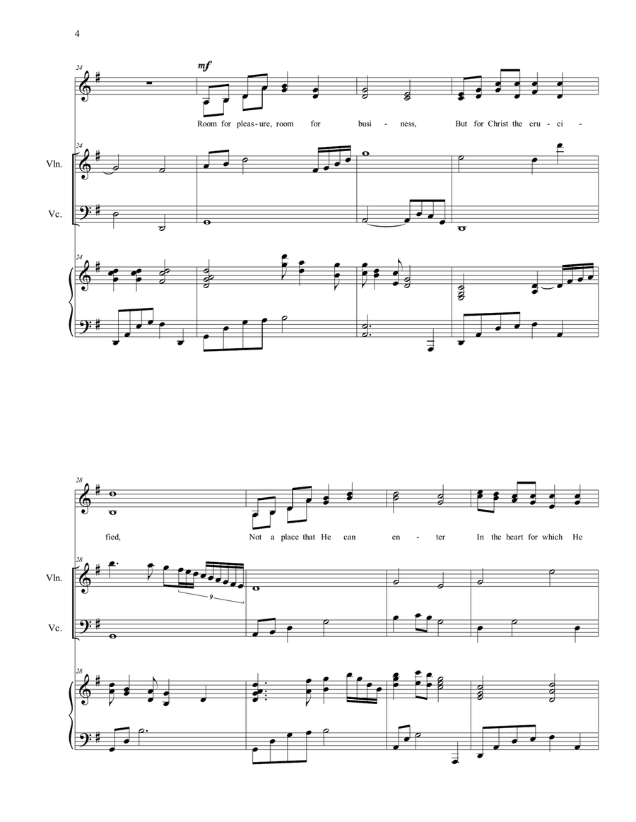 Have You Any Room for Jesus SA scores gallery preview page 4