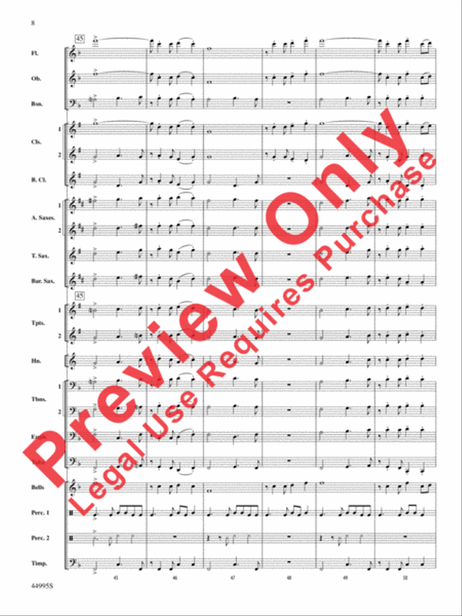 Djembe Laya Concert Band scores gallery preview page 25