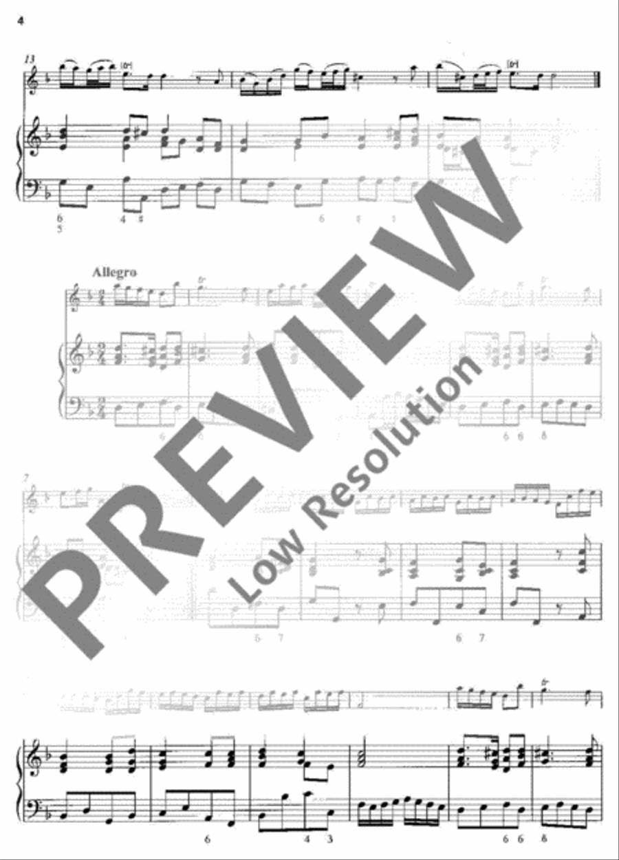 3 Sonatas 3 Sonatas Alto Recorder scores gallery preview page 5