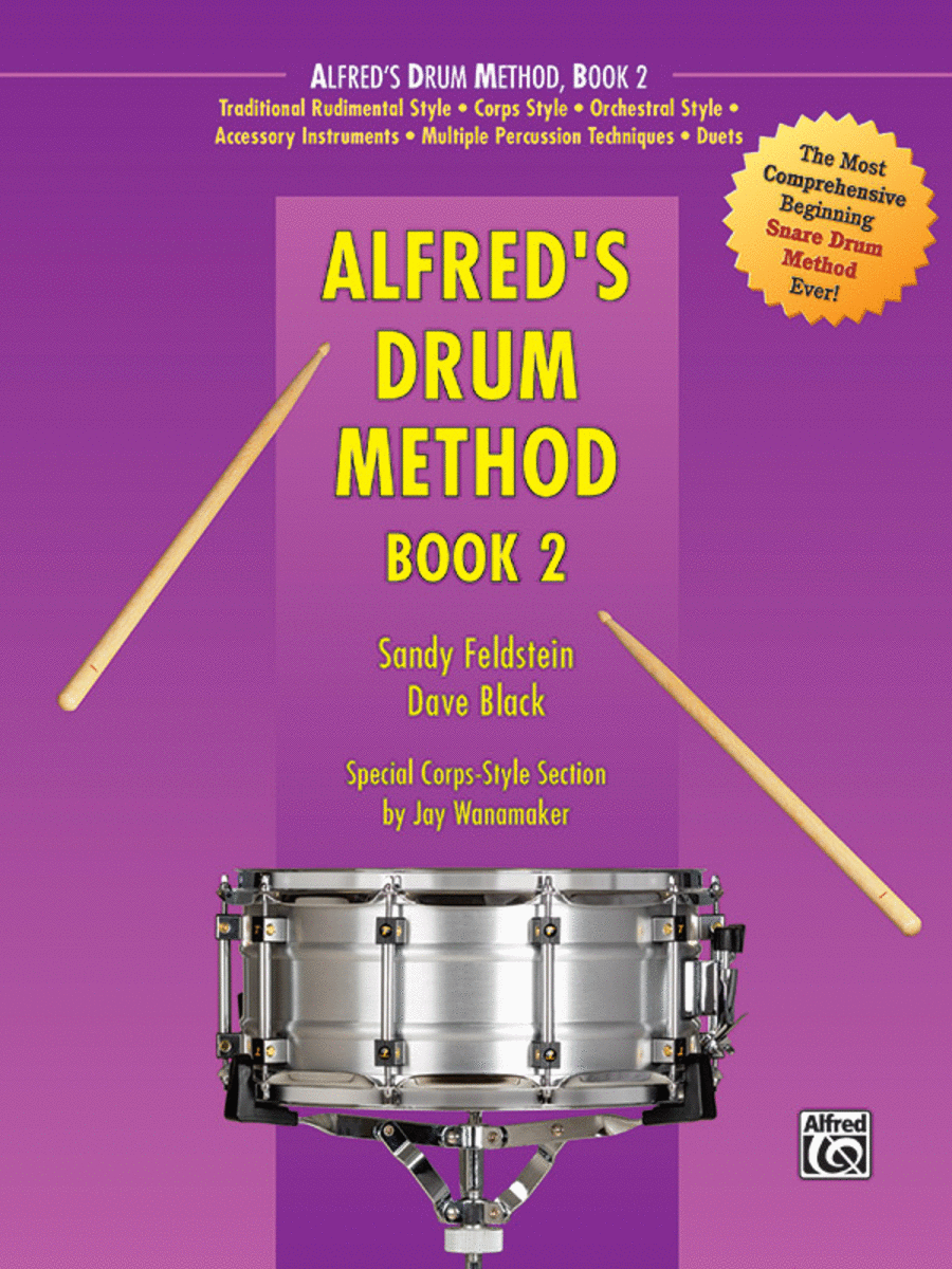 Alfred's Drum Method, Book 2 Percussion scores gallery preview page 1