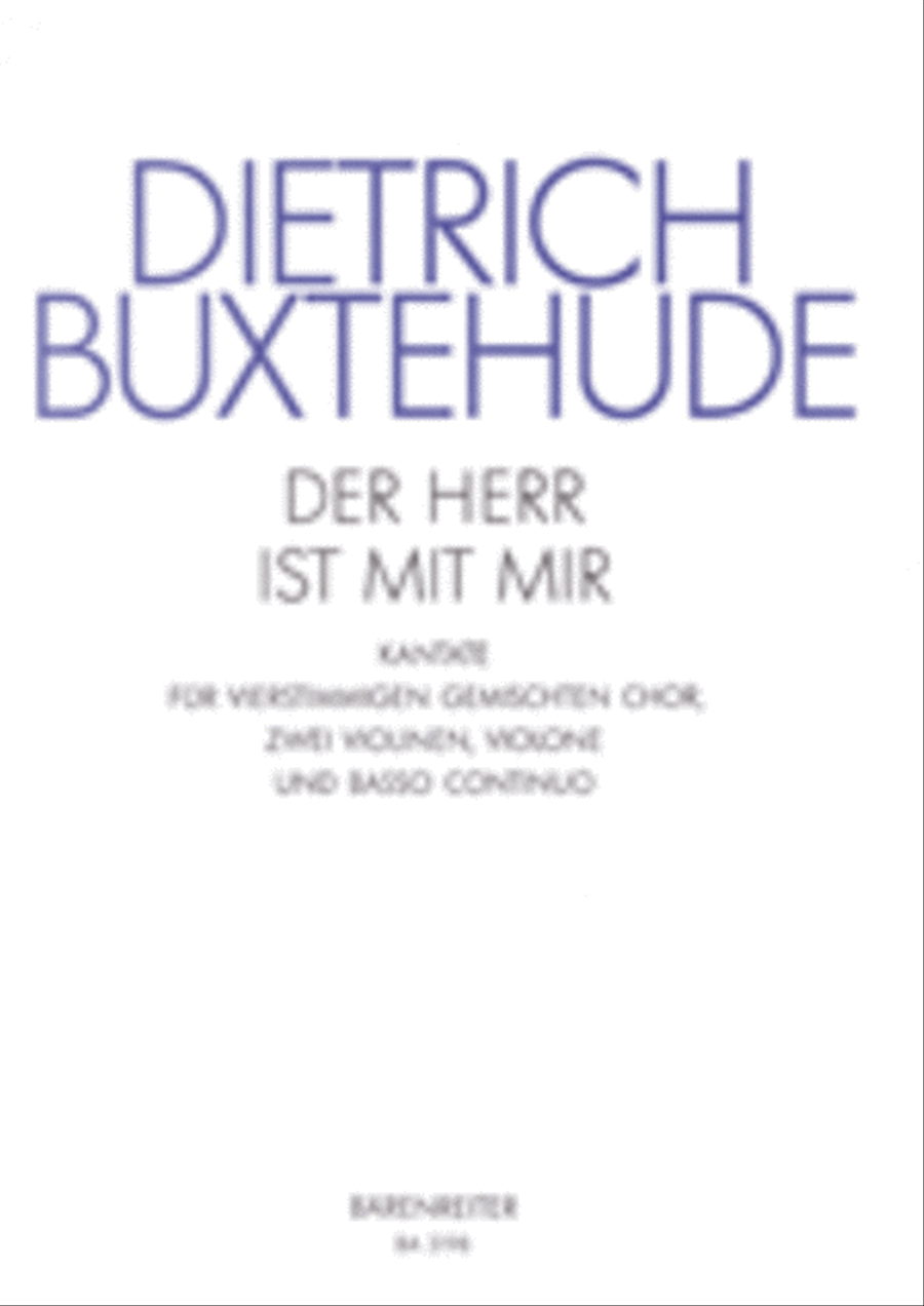 Der Herr ist mit mir BuxWV 15 Violin scores gallery preview page 1