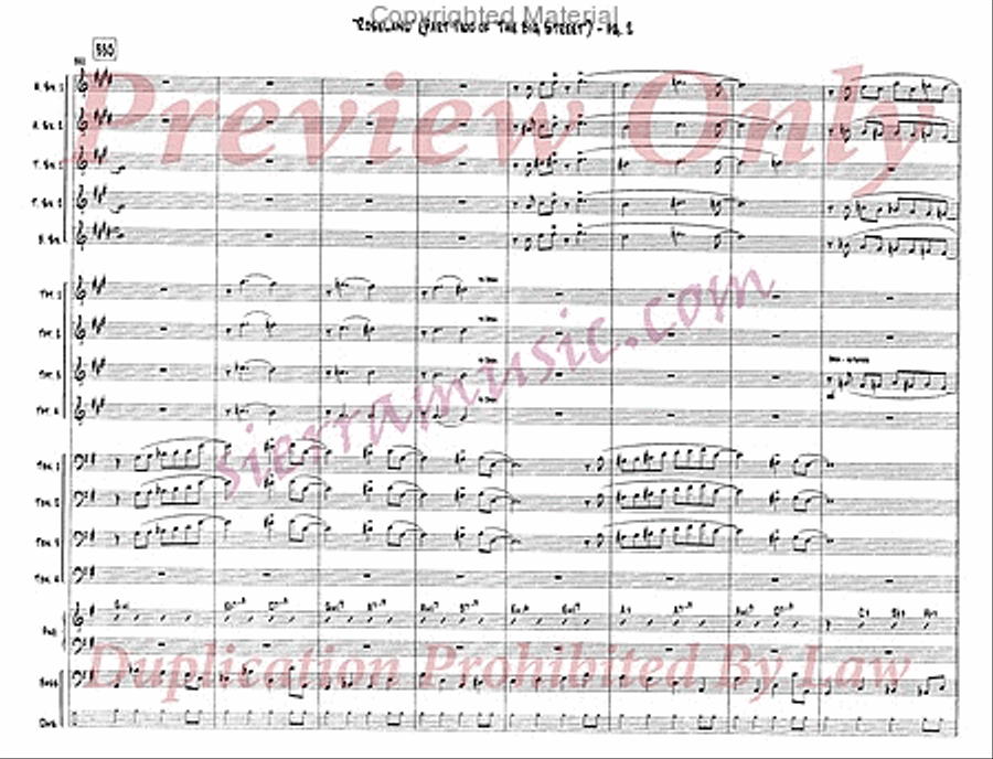 Roseland (MM2 The Big Street) Big Band scores gallery preview page 3