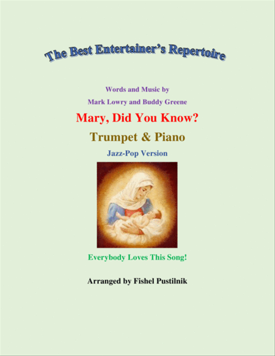 Mary, Did You Know? Trumpet Solo scores gallery preview page 1