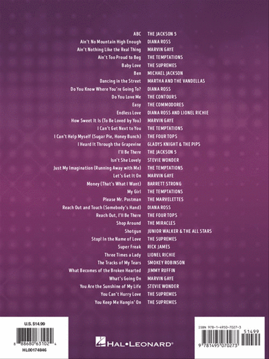 Motown Easy Piano scores gallery preview page 6