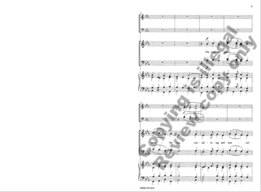 Around the World the Shout Resounds 4-Part scores gallery preview page 8