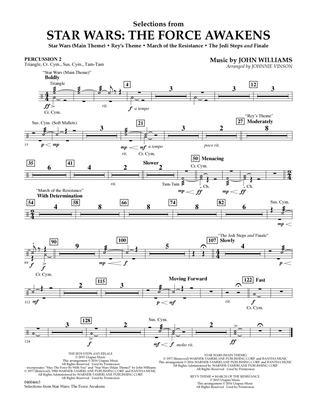 Selections from Star Wars: The Force Awakens - Percussion 2