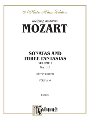 Book cover for Sonatas and Three Fantasias, Volume 1