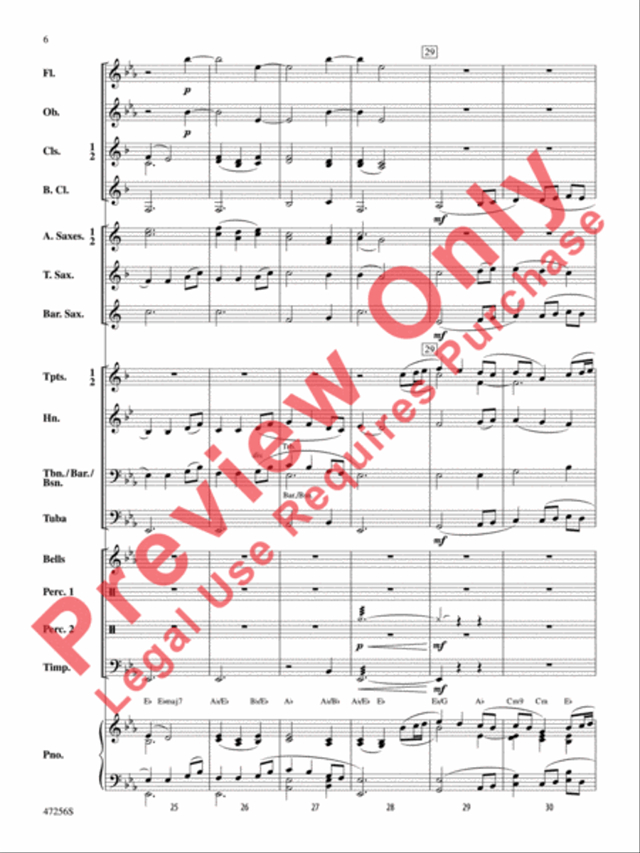 Blessed Legacy Blessed Legacy Concert Band scores gallery preview page 7