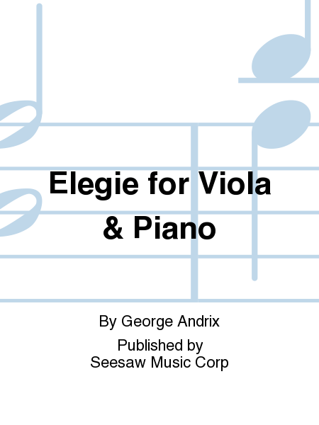 Elegie for Viola & Piano
