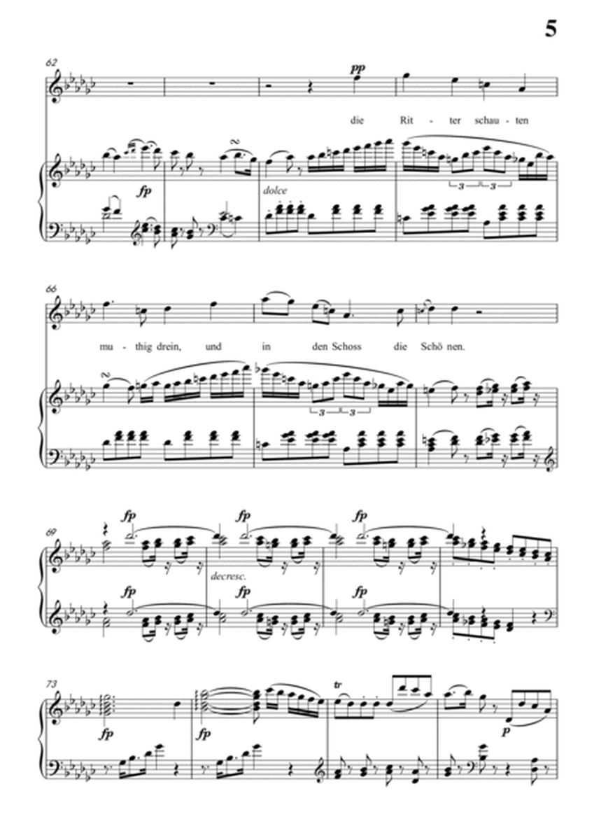 Schubert-Der Sänger,Op.117 in bG for Vocal and Piano