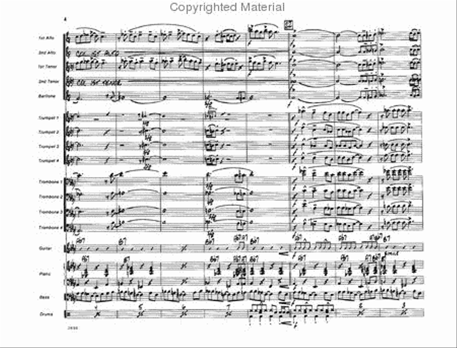 I Love the Nightlife Jazz Ensemble scores gallery preview page 4