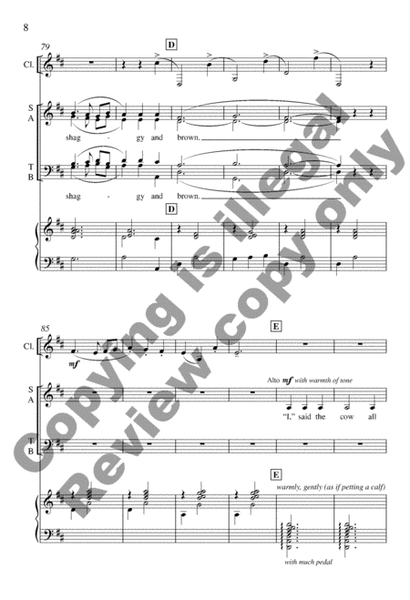 The Friendly Beasts (Choral Score) image number null