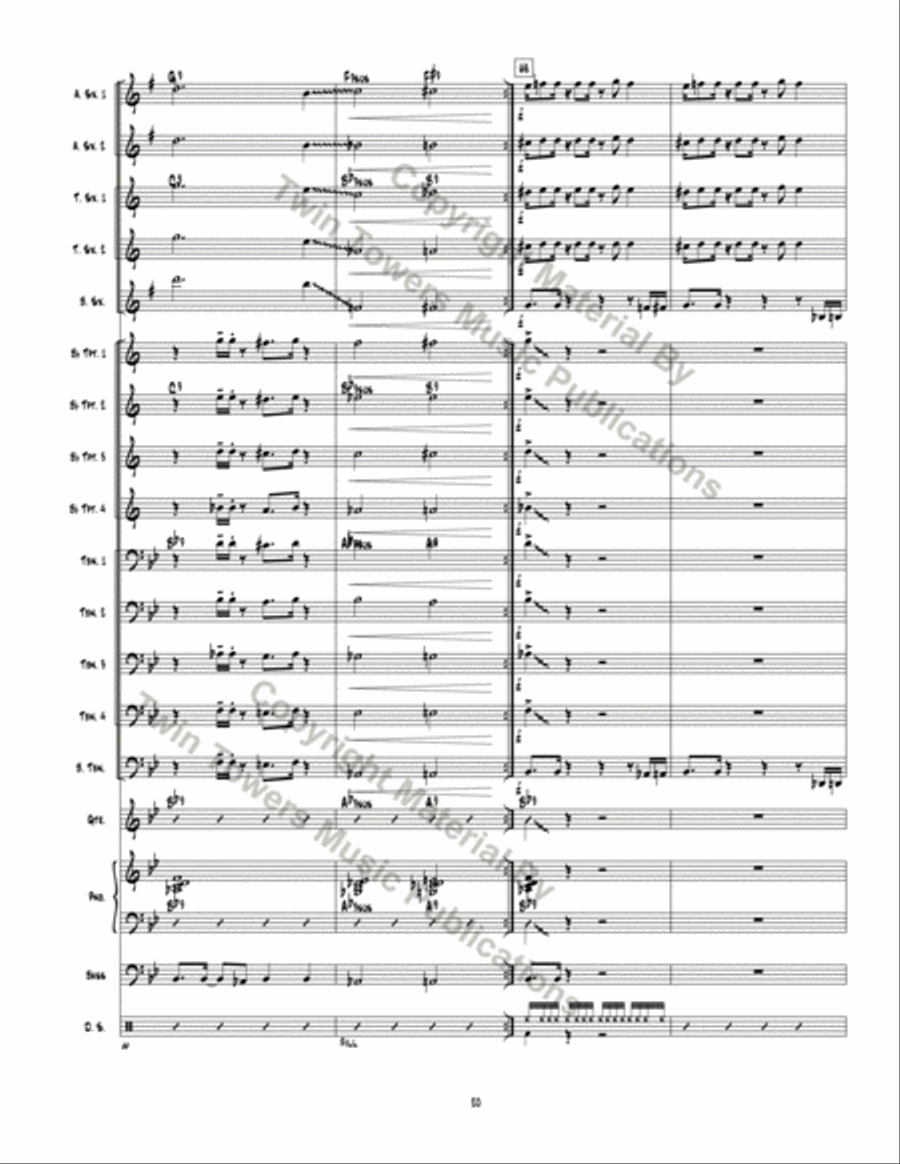 Daddy's House Party Jazz Ensemble scores gallery preview page 21