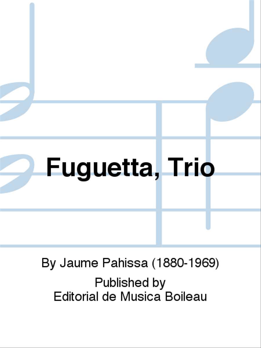 Fuguetta, Trio String Trio scores gallery preview page 1