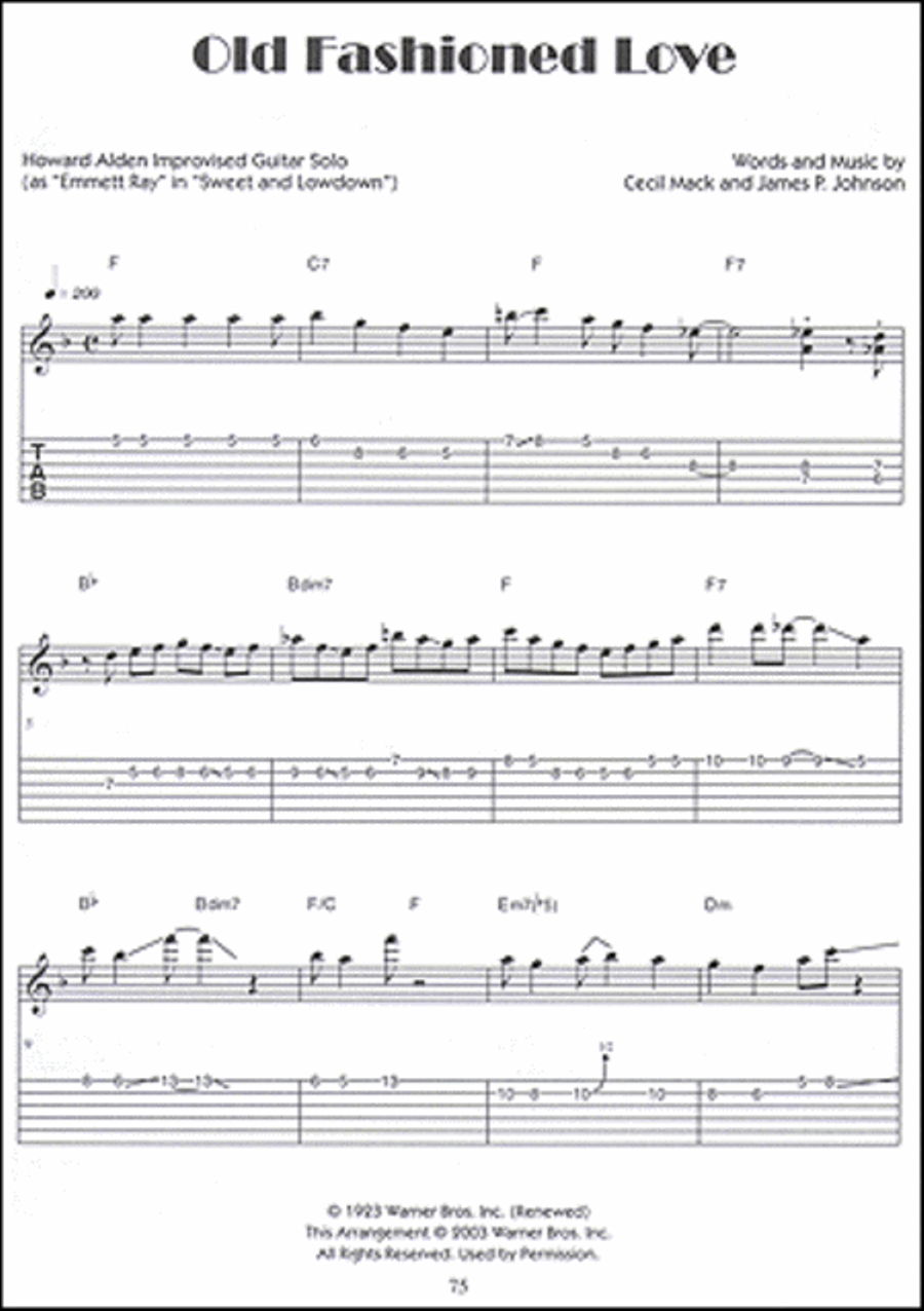 Sweet and Lowdown Guitar scores gallery preview page 5
