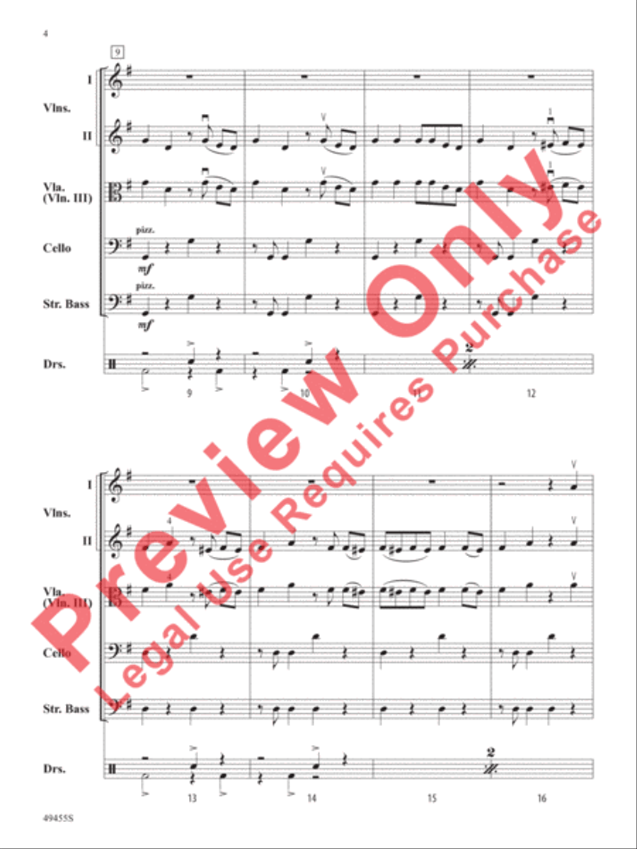 Fancy Like String Orchestra scores gallery preview page 5